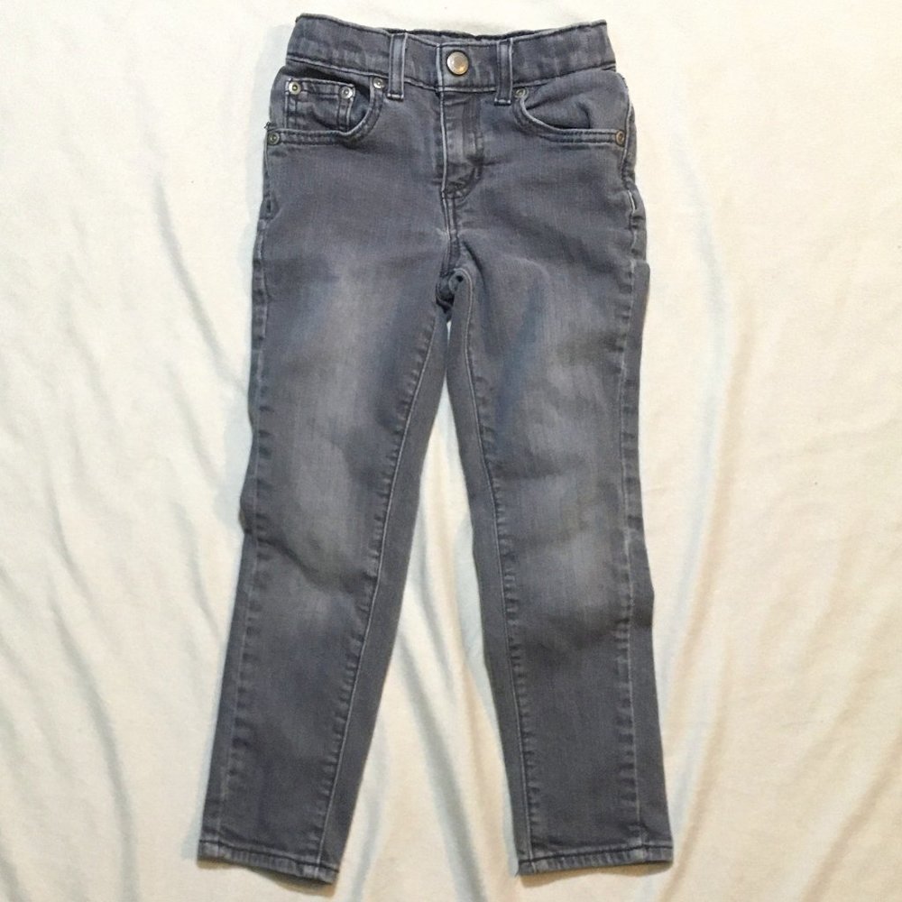 Sonoma Gray Skinny Jeans, Adjustable Waist, Size 5